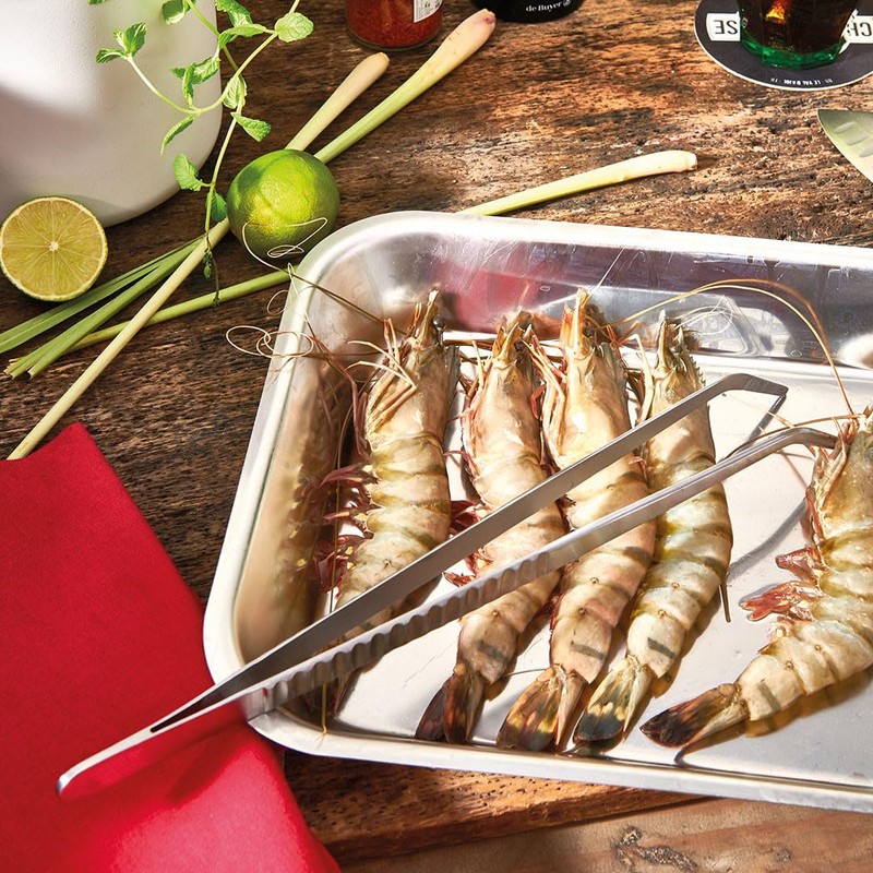 Marinating Plate, Stainless Steel, 30 x 25 x 4.3 cm