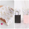 BEISHIDA Thank You Tissue Paper Bulk, White and Gold Wrapping