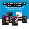 U by Kotex Barely There Liners, Light Absorbency, Regular, Fragrance-Free,