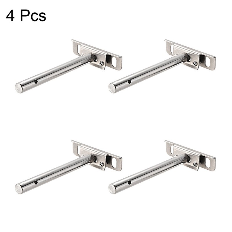Sourcingmap Invisible Floating Shelf Brackets, 76mmx130mm, Adjustable Hidden Blind Supports
