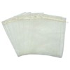 Ankirol 100pcs Sheer Organza Favor Bags 8 X 12 Large