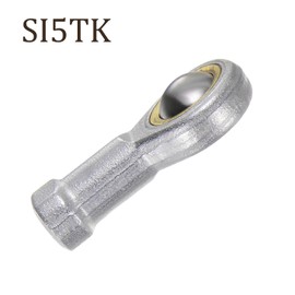 Kozelo SI5TK PHSA5 M5 Rod Ends - [M5 x 0.8 Right Thread] Connection Joint Heads, Galvanised Steel, Pack of 4
