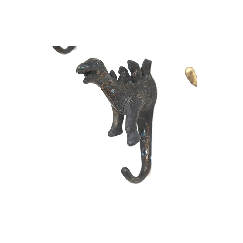 Fyne-Finds Animal Dinosaur Shaped Metal Vintage Hook Leads Coat Keys