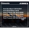 Rexka 20pcs Wheel Opening Molding Clip Retainer Compatible with Ford