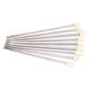 22Pcs Knitting Needles Stainless Steel Straight Single Pointed HandMade Wool