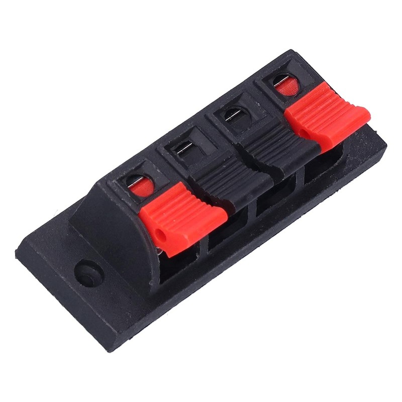 Pack of 10 Speaker Connector Connectors 4-Way Block Quick Connection