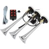 Scitoo 150db Super Loud 3Pcs Electric Air Horns Kit for