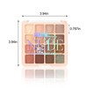 Apooliy 16 Colors Colorful Eyeshadow Palette, Matte and Glitter Eyeshadow
