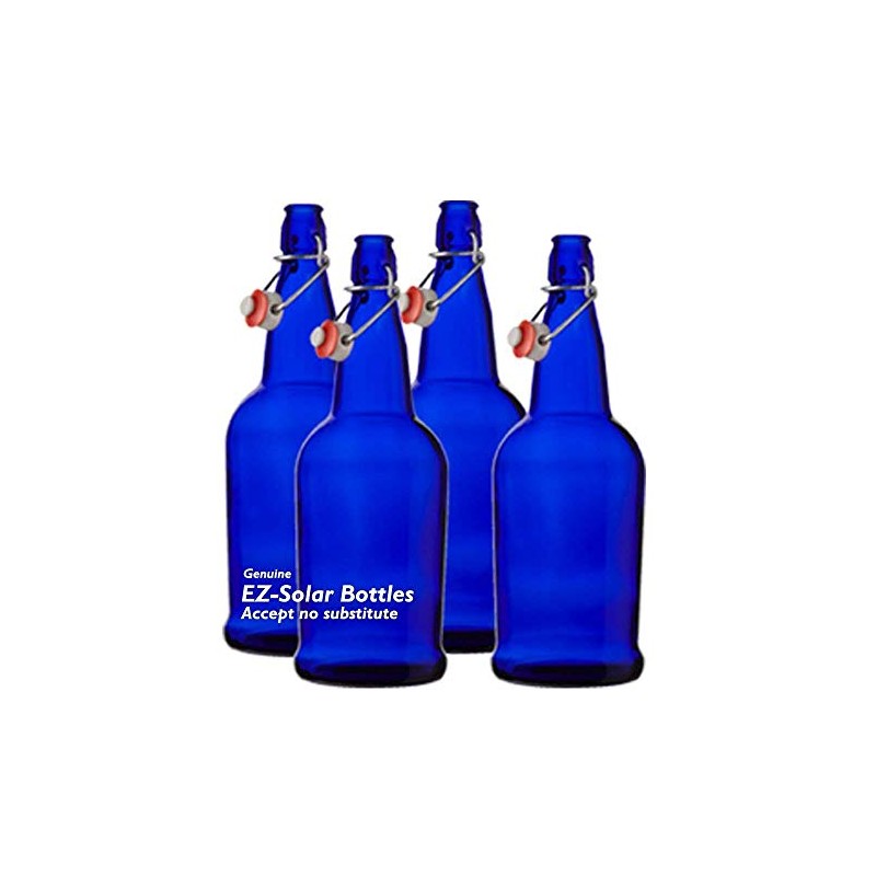 WYNDMERE NATURALS Blue Glass Bottle with Cap 1/2oz, 1 EA