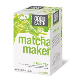 Good Earth Sweet & Spicy Matcha Flavored Green Tea 18 Tea Bags 1.37 Oz (Pack of 1)