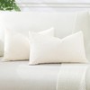 OTOSTAR Pack of 2 Throw Pillow Covers 12x20 Inch Linen