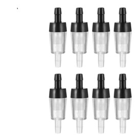 DXBNEZBC 8 PCS One Way Check Valves for Aquarium Air Line – Anti-Backflow Protector for Air Pumps in Fish Tanks & Aquatic Systems (4-6mm Standard Tubing, Durable Plastic)