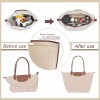 _Longchamp 도이아푸오스 펠트 지갑 정리함 롱샴 르 플리지 S 가방