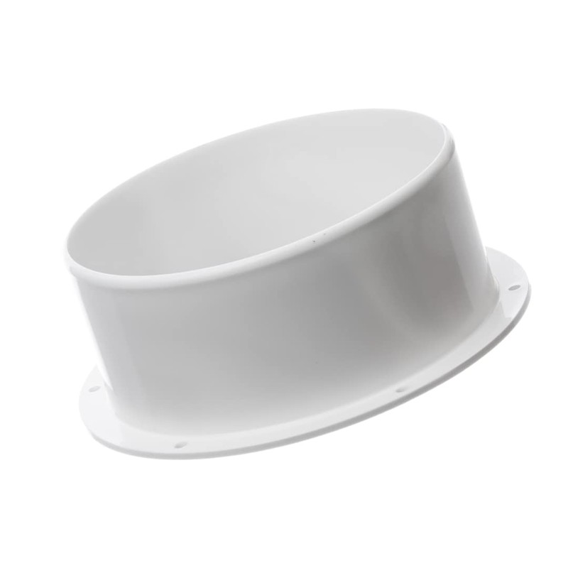 150mm / 6 Inch Straight Duct Connector - Wall Flange