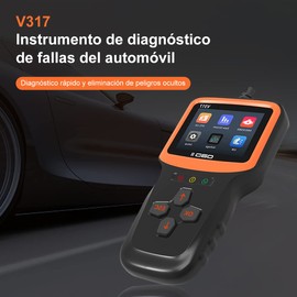 OUARTV - OBD2 V317 Escáner Automotriz Professional, Lector de Códigos Universal, escáner OBD CAN herramienta de diagnóstico automotriz para todos los coches y camiones del protocolo OBD II desde 1996