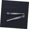 WOONEKY 3pcs Practical Stamp Nipper False Eyelash Tweezer Stainless Steel