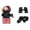 Faja Tres Velcros + Vendas De Rodilla + Guantes