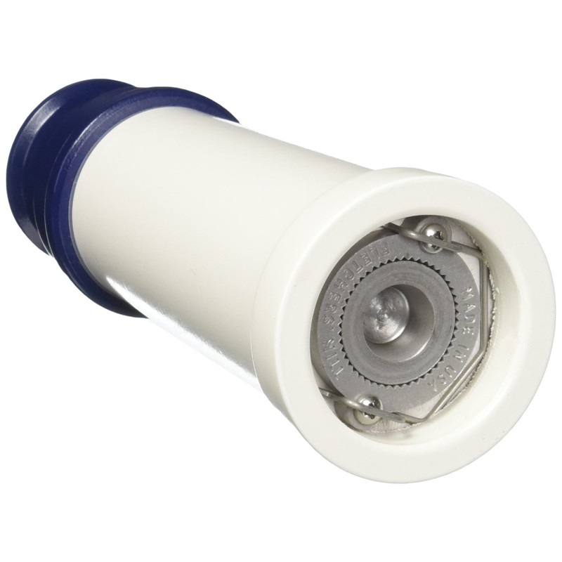 Fletchers' Mill Lighthouse Pepper Mill, White/Cobalt - 6 Inch, Adjustable