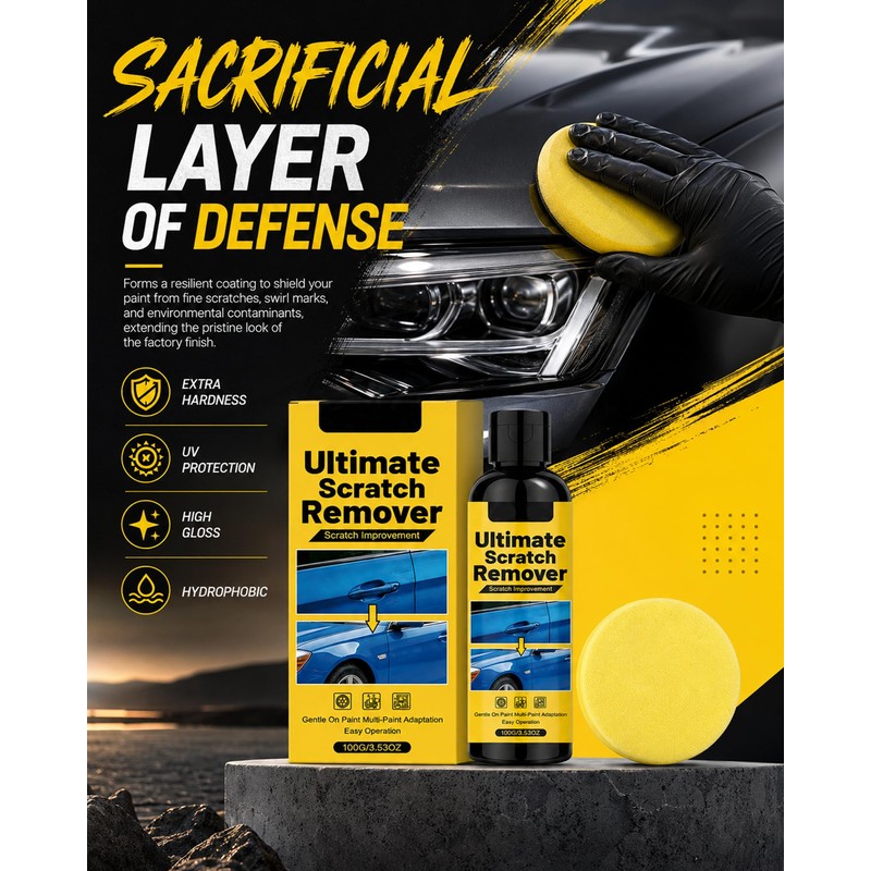NanoPolix Scratch Remover,2026 New Scratch Remover for Vehicles,Quick Fix Removal