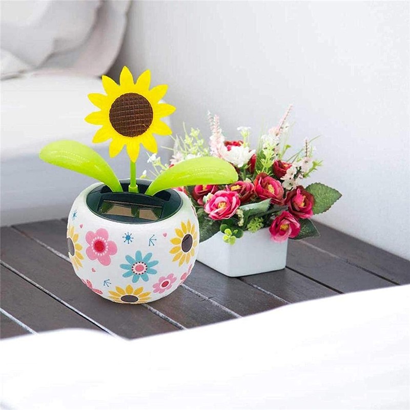 Sunflower Solar Dancing Flower Solar Dancing Solar Toys, Solar Powered