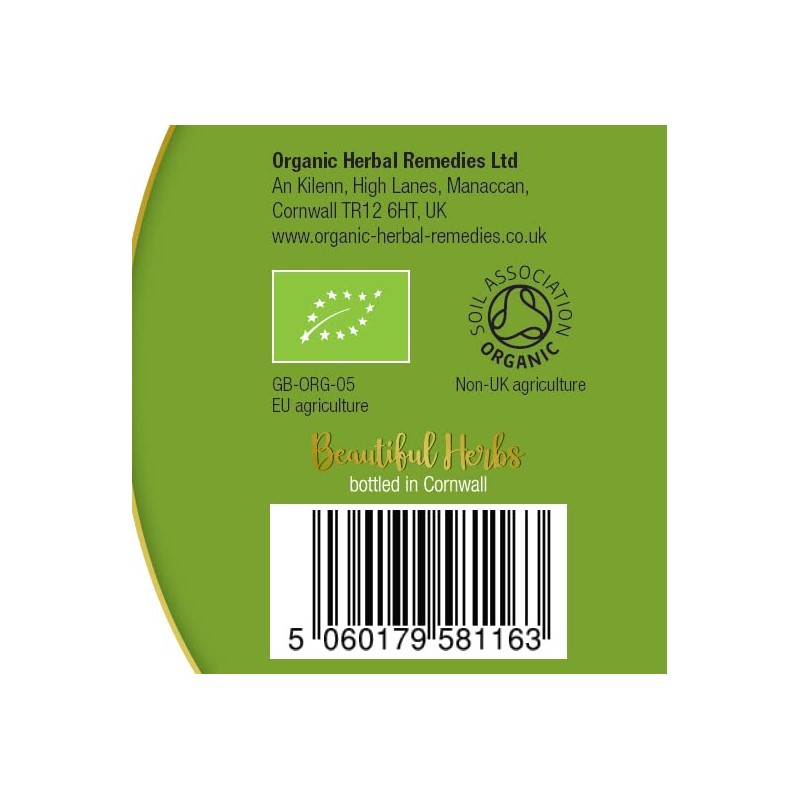 Organic Herbal Remedies 100 ml Linden Lime Flower Tincture