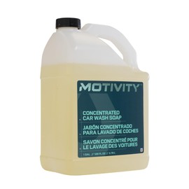 MOTIVITY Car Wash Soap, Concentrated Formula, For Use on Cars, Trucks, Motorcycles, Powersports, RVs, Works with Foam Cannon, Foam Gun, or Pressure Washer – 1 Gallon