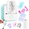 Memoking Sticker Printer - Mini Thermal Sticker Printer, T02 Inkless