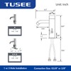 TUSEE Manual and Automatic Faucet, Touchless Bathroom Faucet with One