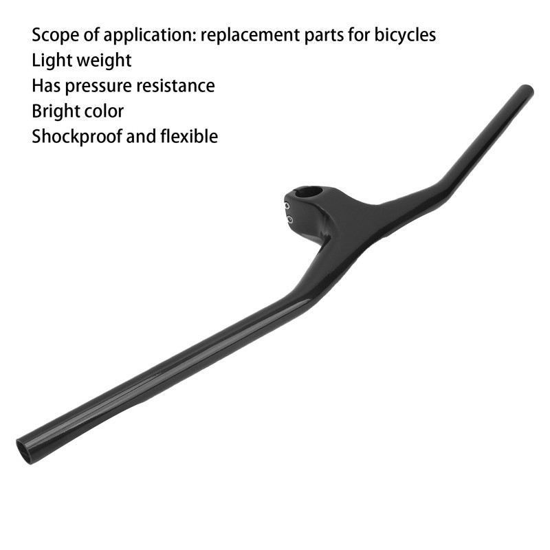 Bicycle Handlebars Light Weight Carbon Fiber Replaceable Practical Bike Component