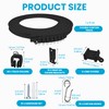 Ceiling Curtain Track – 5M Flexible Bendable Black Ceiling Mount