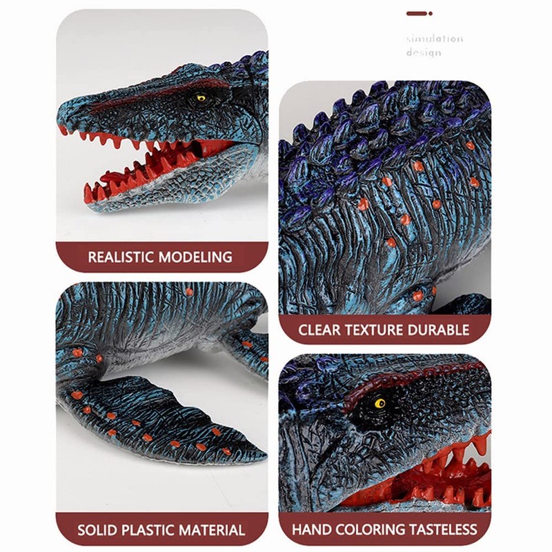 TUHNHGD Mosasaurus Dinosaur Toy, Dinosaur Figure Set, Dinosaur Set, Dinosaur