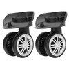 Luggage Wheels, 1Pair Swivel Suitcase Caster Wheels Outdoor Mute Double