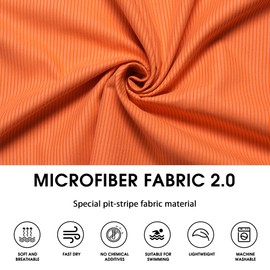 4Monster Microfiber Camping Towel - Quick Dry, Super Absorbent, Lightweight Travel Towel for Hiking, Beach, Gym, Backpacking, Yoga - Compact with Carry Bag (Orange, X Large(63" x 32.2"))