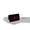 TFA Dostmann ICON 60.2543 Digital Radio-Controlled Alarm Clock, Plastic, Black,
