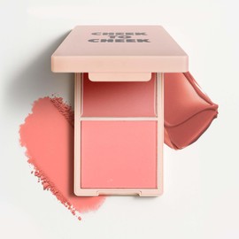 MOYOU LONDON Duo Blush Palette - 2-in-1 Cream & Powder Blusher for Dewy Glow & Long-Lasting Colour - Vegan & Cruelty-Free Makeup for All Skin Types, Cherry Blossom
