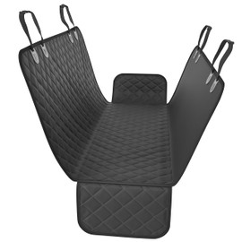 Active Pets Black XL Dog Car Hammock Back Seat Cover, Waterproof Backseat Cover Protector for Truck Bench Rear of Sedans or SUVs, Essential Pet Supplies Vacuum or Wipe Clean, Machine Washable