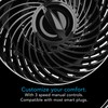 Vornado Pivot3 Clip Personal Air Circulator Fan with Multi-Surface Clip,