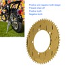 BOLANY 130BCD Bike Chainring 56T Positive Negative Tooth Single Disc