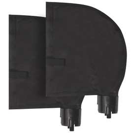 UCEDER Black 360 380 Bag Replacement for Polaris Pool Cleaner Parts,All Purpose Pool Debris Filter Bags with Hook and Loop Closure(2 Pack)