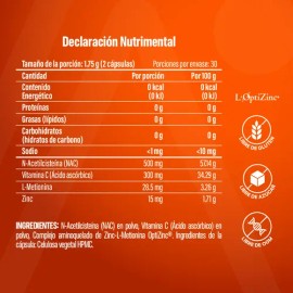 Vivenia Immuvita Vitamina C | Optizinc® | Defensa Inmune
