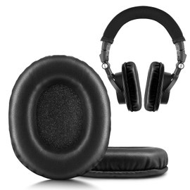 Ear Pads for Audio-Technica ATH-M50X M30X M40X Headphones Replacement Ear Pads (Black)