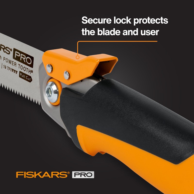 Fiskars PowerTooth Folding Detail Pull Saw (6 in.)