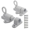 bociloy Aluminum Alloy Self-Closing Latches, White Automatic Spring Door Lock,