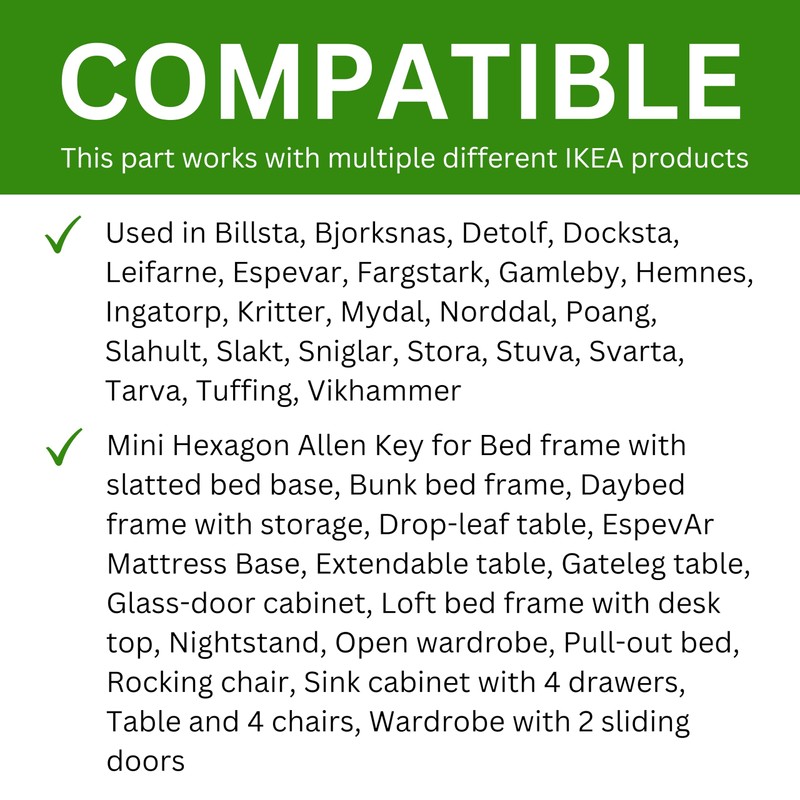 Spare Hardware Parts Mini Hexagon Allen Key 5MM | Replacement