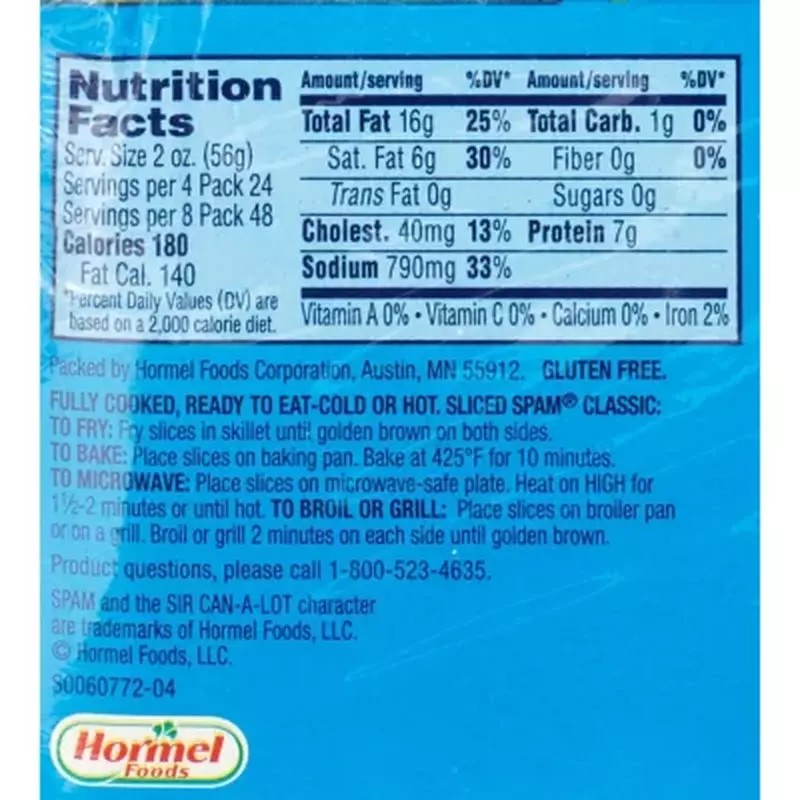 Does Not Apply SPAM Classic 12 oz Cans - 8