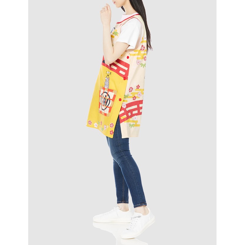 Marushin 1025009700 Studio Ghibli Spirited Away Orchid-type Apron, From Above
