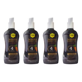 Set 4 Bronceadores Beach Vibes Zanahoria 240 Ml