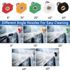Gasea 7 Pcs Pressure Washer Spary Nozzles Tips, 1/4 Inch