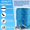 Premium Anchor Rope 100 ft x 3/8 inch, Solid Braid