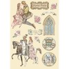 Stamperia International Coloured Frame-Sleeping Beauty, Various, A5